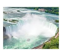 Bits and Pieces 300 Piece Puzzles for Adults 300 Large Pieces 18" x 24" Jigsaw Puzzles, Random Die Cut, No 2 Pieces Alike, Niagara Falls