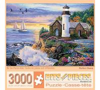 Bits and Pieces - 3000 Piece Jigsaw Puzzle for Adults 32" x 45" - Perfect Dawn - 3000 pc Jigsaw by Artist Laura Glen Lawson