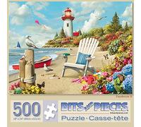 Bits and Pieces - 500 Piece Jigsaw Puzzle for Adults - Daydream II - 500 pc Beach Scene Jigsaw by Artist Alan Giana