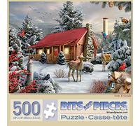 Bits and Pieces - 500 Piece Jigsaw Puzzles for Adults - New Friends - 500 pc Jigsaw by Artist Alan Giana