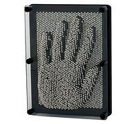 Bits and Pieces - 8in x 6in 3D Large Size Pin Art Board - Classic Desktop Novelty Sculpture - Made of Plastic and Metal