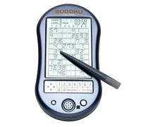 Bits and Pieces Deluxe Sudoku Handheld Game-Electronic Pocket Size Sudoku Game, LED Screen, Great Gift - Measures 2-3/4 wide x 4-3/4 long x 3/4 deep