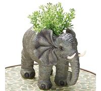 Bits and Pieces - Elephant Garden Planter - Decorative Indoor or Outdoor Safari Plant Holder
