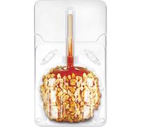 Bits N Things Clear Large Candied Apple Containers Boxes 50 Pack - Great for Standard and Large Size Apples