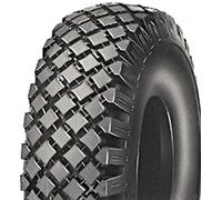BITS4REASONS - 4 INCH DIAMETER TYRE - NEW MODEL DELI S-310 DIAMOND PATTERN TYRES WITH INNER TUBE FOR SACK BARROWS, TROLLEYS, SCOOTERS, WHEELBARROWS ETC SE 3.00-4 (4PR) SET DIN 7777 90/90 S-310 260X85