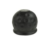 BITS4REASONS Golf Ball Style Towball Cover - Black PVC Protective Cap for Standard 50mm Tow Balls - Caravan, Trailer & Towing Accessory