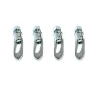 BITS4REASONS M12 x 24mm Antiluce Drop Catch Fasteners - Pack of 4 Heavy Duty Threaded Drop Lock Catches for Trailer Tailgates, Drop Sides, Horseboxes & Gates