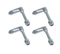 BITS4REASONS M12 x 75mm Antiluce Drop Catch Fasteners - Pack of 4 Heavy Duty Extra Long Threaded Drop Lock Catches for Trailer Tailgates, Drop Sides, Horseboxes & Gates
