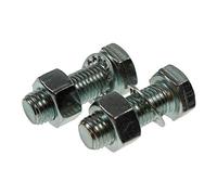 BITS4REASONS MAYPOLE NEW MODEL X2 HIGH TENSILE STRENGTH M16 TOWBALL NUTS BOLTS X 45mm & SHAKEPROOF WASHERS - UK AND EU APPROVED MP249…