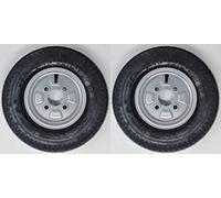 BITS4REASONS - STARCO KENDA K371 PREMIUM 8 INCH 4.80/4.00-8 62M 4PLY (4PR) TRAILER WHEELS & TYRES 100MM PCD 1 PAIR