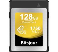 Bitsjour 128GB CFexpress Type B Memory Card - Fluid RAW 8K Video and Photo Recording - Digital CF Express Type B Card for DSLR Cameras and Camcorders