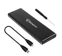 Bitsjour MacBook Air 2012 SSD Enclosure 7+17 pin, 5Gbps USB 3.0 External Portable Case for Mid 2012 A1465/A1466 Hard Drive