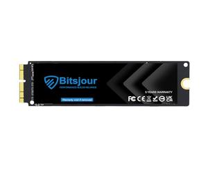 Bitsjour NVMe Internal SSD 512GB for Apple MacBook Air Mid 2013-2017, MacBook Pro Retina Late 2013-2015, iMac Late 2013-2017, Mac Pro Late 2013, Mac Mini Late 2014