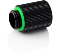 Bitspower G1/4 inch IG1/4 inch 20mm Extender Fitting in Glorious Black