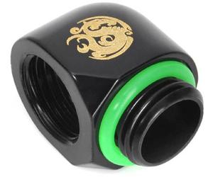 Bitspower G1/4 inch Matte Black 90-Degree IG1/4 inch Extender