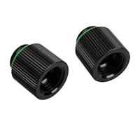 Bitspower Touchaqua 15mm Extender Fitting - Black (2 PCS )