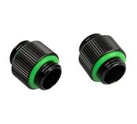 Bitspower Touchaqua Dual G1/4" Fitting - Black (2 PCS )