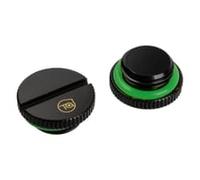 Bitspower Touchaqua Low-Profile Stop Fitting - Black (2 PCS )