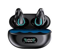 Bitstik Open-Ear Wireless Headphones Bluetooth Clip On Mini Earbuds Charging Case Ear buds Sports Bone Conduction Headphones Bluetooth Earphones for Workout Driving Walking TV Phone Laptop Music