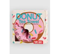 bitten Donut Tea Kitchen Towel multicolor Uni