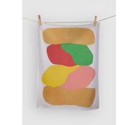 bitten Sandwich Tea Kitchen Towel multicolor Uni