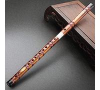 Bitter Bamboo Flute Instrument Adult Professional Playing Advanced Flute Chinese Musical Dizi Clarinet(Color:D)