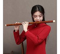 Bitter Bamboo Flute Professional Ancient Show Flute Senior Collection Chinese Dizi Clarinet（C,D,E,F Tune ）(Color:E)