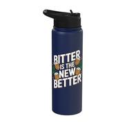 Bitter is The New Better IPA Beer Stainless Steel Insulated Water Bottle
