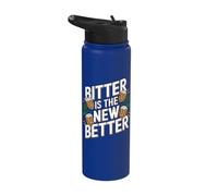 Bitter is The New Better IPA Beer Stainless Steel Insulated Water Bottle