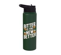 Bitter is The New Better IPA Beer Stainless Steel Insulated Water Bottle