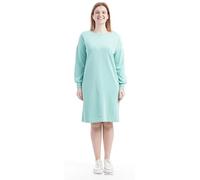 Bitter & Mellow Women's Dress, Mint Green Button-Down, Two-Tone - Knee Length, Relaxed Cut