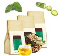Bitter Melon and Mulberry Leaf Tea, 100% Natural & Pure Bitter Melon, Bitter Melon Herbal Tea, Bitter Melon Fruit Tea, Bitter leaf Tea (3 Bag)