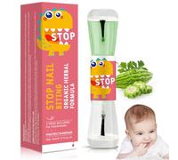Bitter Nail Po-lish for Thumb Sucking & Nail Biting Stopper - Plant-Based Clear Varnish, Dual-Ended Pen Design, Long-Lasting Daily Care for Kids & Adults