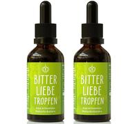 BitterLiebe® Drops mild - Digestive Bitters Without Alcohol 50 ml I Known from TV I Bitter Drops Without Alcohol with Organic Apple Vinegar and Zinc