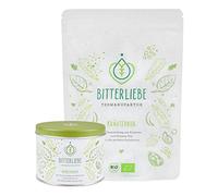 BitterLiebe® Herb Treatment Kit with Storage Container (50 g) and Refill Bag (100 g) I Organic Loose Tea with Bitter Power