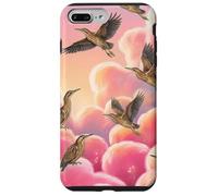 Bittern Bird Watcher Gift Pink Clouds Dreamy Sky Case for iPhone 7 Plus/8 Plus