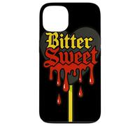 Bittersweet Dripping Purple Lollipop Attitude Design Case for iPhone 13