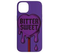 Bittersweet Dripping Purple Lollipop Attitude Design Case for iPhone 14 Plus