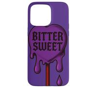 Bittersweet Dripping Purple Lollipop Attitude Design Case for iPhone 15 Pro Max