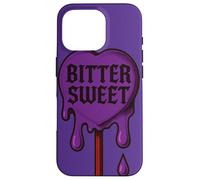 Bittersweet Dripping Purple Lollipop Attitude Design Case for iPhone 16 Pro