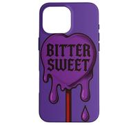 Bittersweet Dripping Purple Lollipop Attitude Design Case for iPhone 16 Pro Max