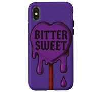 Bittersweet Dripping Purple Lollipop Attitude Design Case for iPhone X/XS
