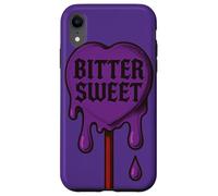 Bittersweet Dripping Purple Lollipop Attitude Design Case for iPhone XR
