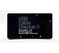 BitTradeOne USB Cable Checker 3 - Professional USB Cable & Port Tester, Supports USB4, PD EPR 240W, E-Marker Reading, Wire Connectivity & Resistance Measurement, 1.77" LCD - ADUSBCIM3U