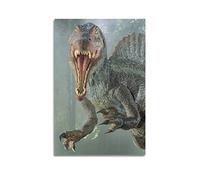 BITTU Dinosaur Poster Spinosaurus Is The Only Dinosaur That Can Swim Decorative Painting Canvas Wall And Art Picture Family Bedroom Decor 20x30inch(50x75cm)