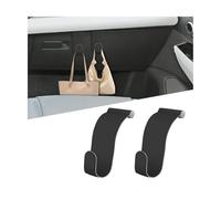 Bittwee Car Co-Pilot Glovebox Hooks, 2PCS Anti-Scratch Vehicle Passenger Seat Storage Hanger for Handbag Purse Umbrellas, Auto Interior Organizer, Universal for SUV Sedan Truck(Black)