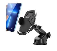 Bittwee Car Phone Holder, 360° Rotation Strong Suction Vehicle Dashboard & Windshield Cellphone Mount, Stable Adjustable Automotive Mobile Phone Stand, Universal for Most Smartphones (StyleA)
