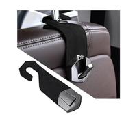 Bittwee Car Seat Headrest Hook, Suede Vehicle Seatback Storage Hanger, Hidden Auto Seat Back Hook for Hanging Handbag Purse Umbrellas, Car Inside Accessories Universal for SUV, Truck, RV（Black）