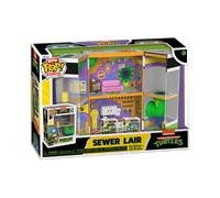 Funko Bitty Pop! Bitty Boxes: Teenage Mutant Ninja Turtles - Sewer Home Playset With 2-0.9 Inch (2.2 Cm) tiny Mini Figures - TMNT - Collectable Display Case With Interior Scene and Storage