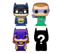 Bitty POP! DC Super Heroes: Batman '66, Batgirl & The Riddler 4-Pack